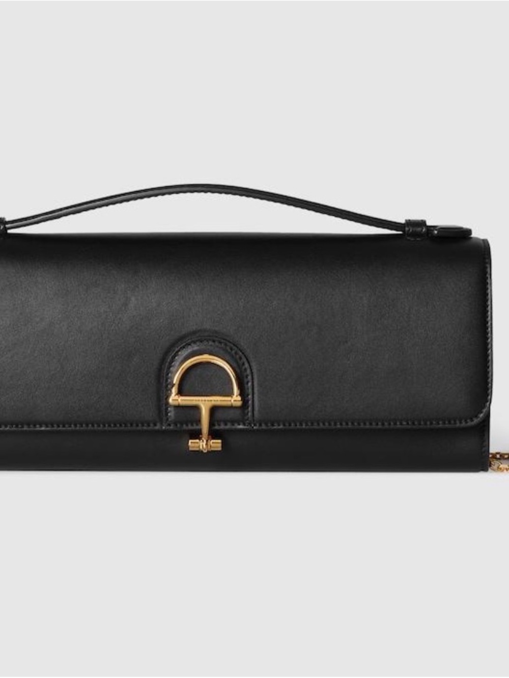Gucci 73’Half-Horsebit chain strap clutch bag brand new summer 2025 collection